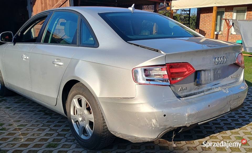 Audi A4 B8 uszkodzony Brzeźnica Leśna