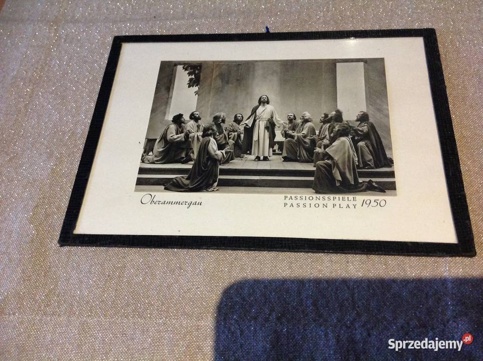 Obrazek Religijny Fotografia F BRUCKMANN STARY Nowa Sól