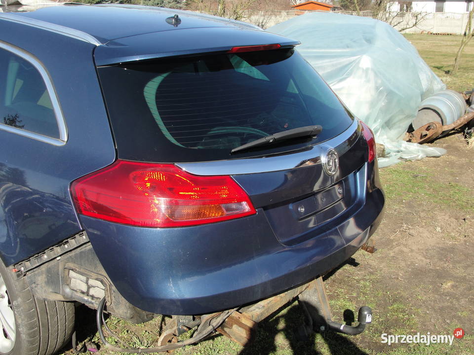 Klapa bagażnika Opel Insignia A lak Z22a przed Klapy bagażnika Dąbrowa