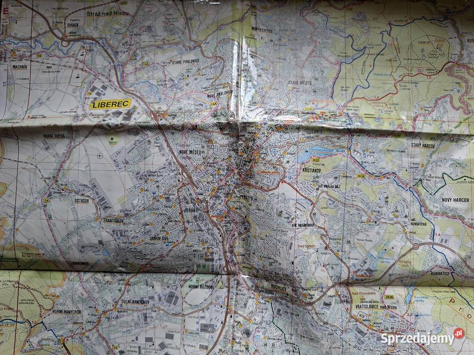 Jizerske Hory Góry Izerskie 1 25 000 mapa Kraków sprzedam