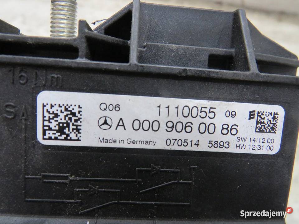 KLEMA PLUSOWA MERCEDES W205 A0009060086 lubelskie
