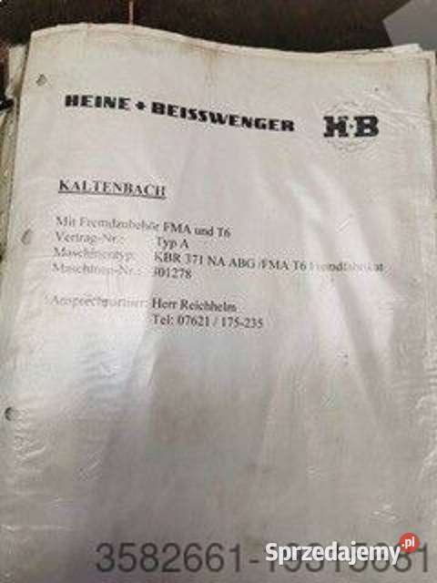 PIŁA TAŚMOWA Kaltenbach KBR 371 NAABG łódzkie