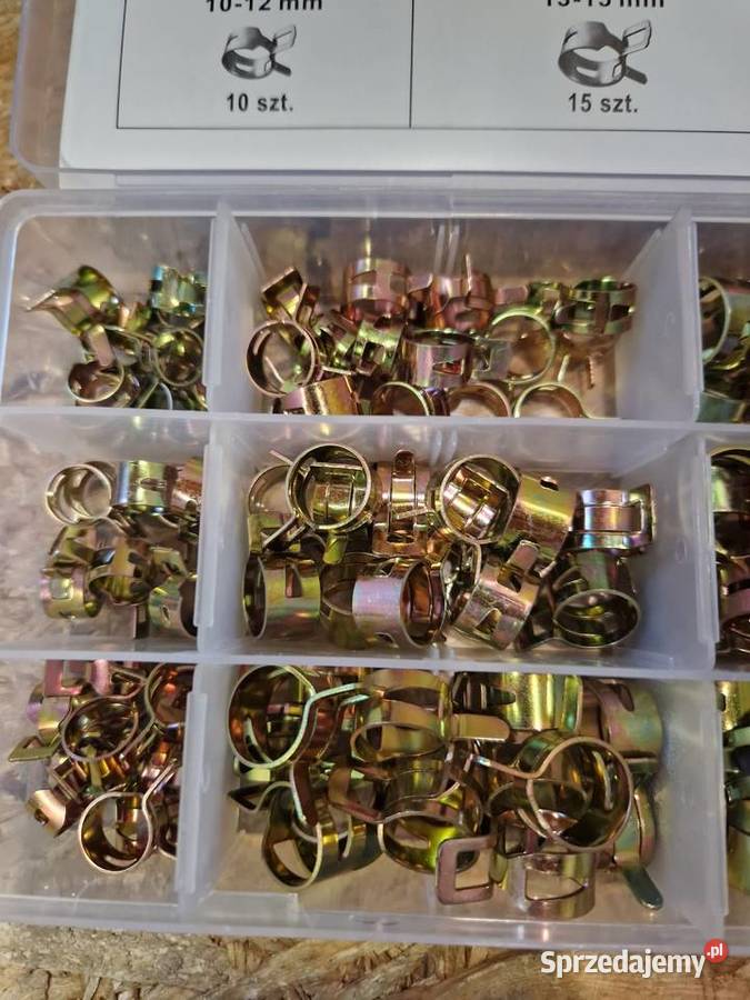 Opaski zaciskowe sprężynowe obejmy metalowe 135 sprzedam