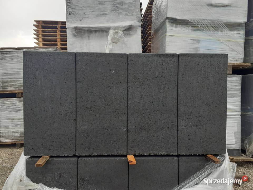 Palisada Maxima 80x40x8 Grafit Obrzeże Libet Kostka brukowa