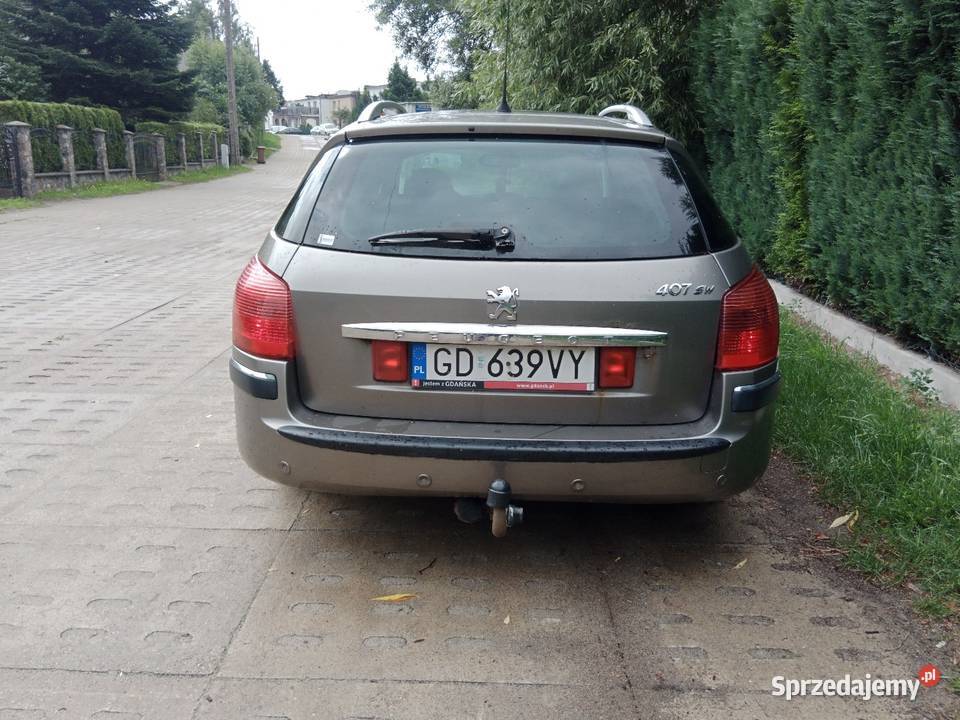 Peugeot 407 22 BenzLpg 163 2006r manualna Wejherowo