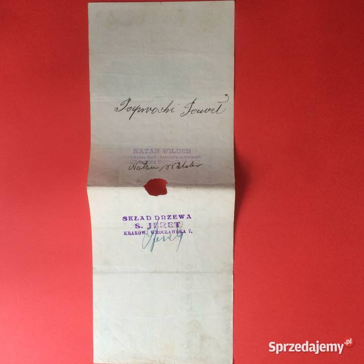 1513 Weksel Wystawiony W Krakowie 10 Szczecin sprzedam