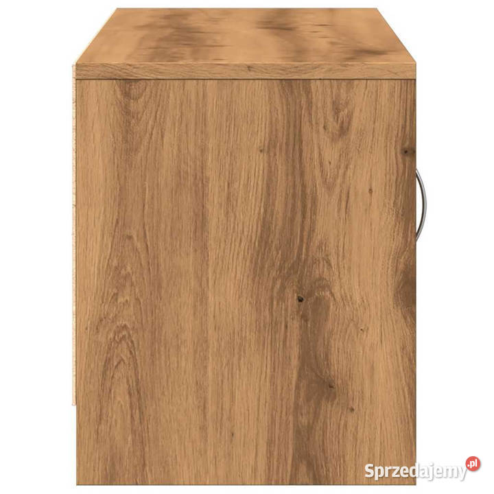 Szafka TV dąb artisan 102x30x375 materiał RTV Warszawa