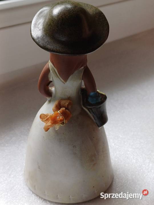 Piękny zabytkowy gliniany dzwonek dziewczyna w Kraków