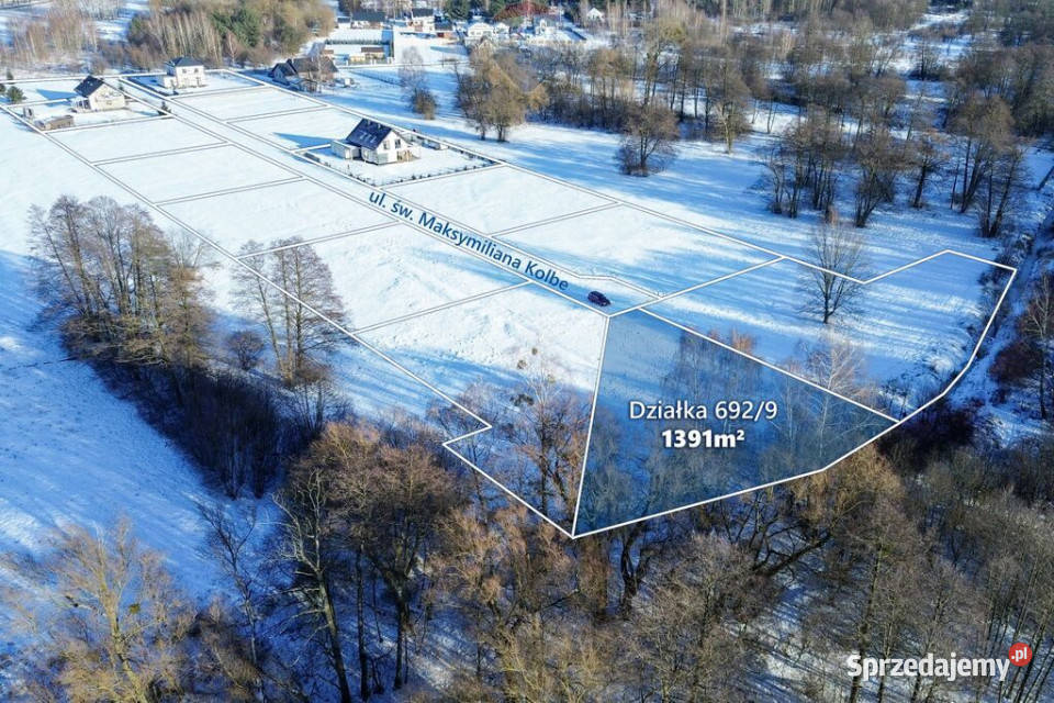 Działka budowlana 1391m2 z WZ gm Jaktorów Budy Zosine sprzedam