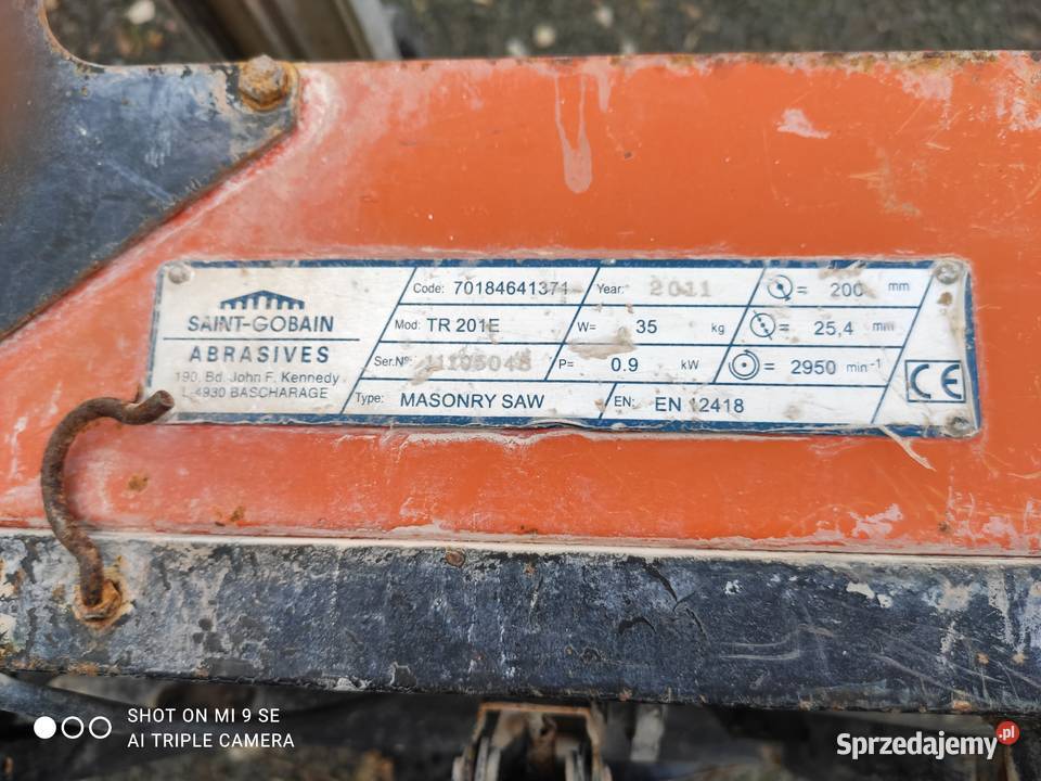 Przecinarka do płytek Clipper TR 201 Krzeszowice