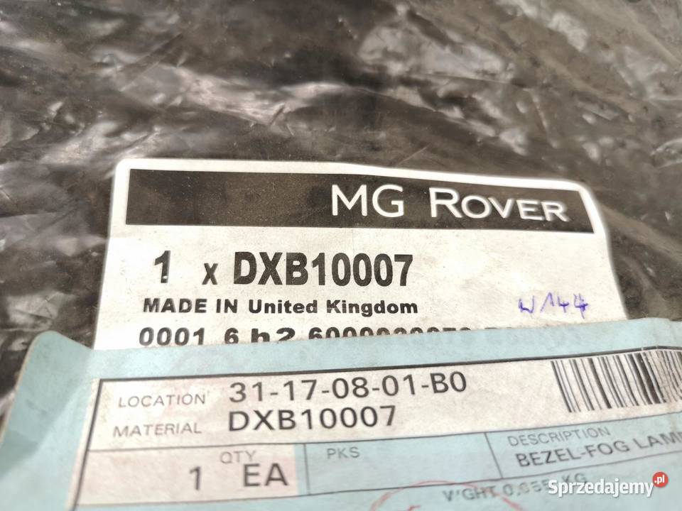 KRATKA HALOGENU LEWY PRZÓD ROVER 800 8699 ORI OE