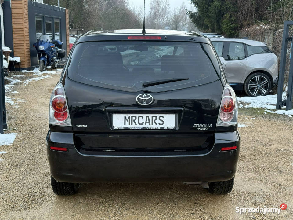 Toyota Corolla Verso czarny śląskie Częstochowa