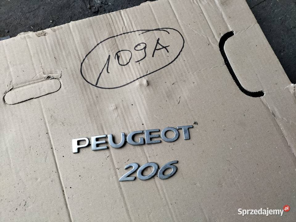 PEUGEOT 206 ZNACZEK EMBLEMAT Kamień-Kolonia