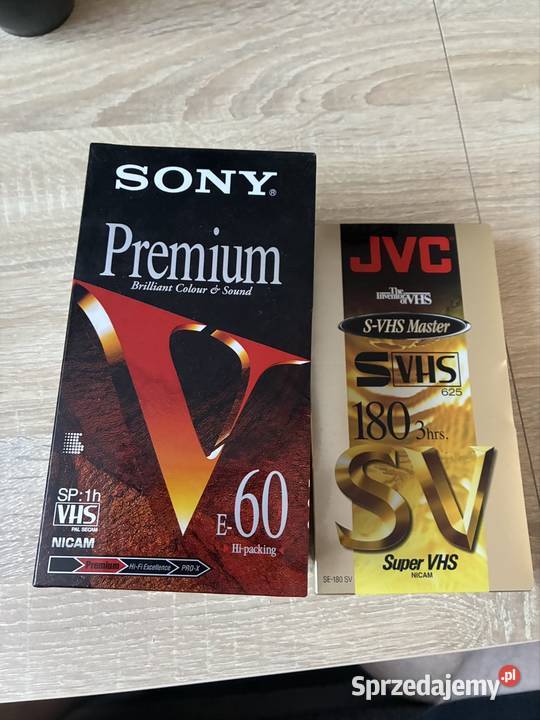 Kasety VHS SONY iJVC sprzedam