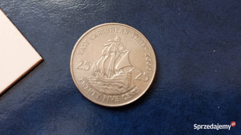 Stare monety 25 cent 2000 Karaiby sprzedam