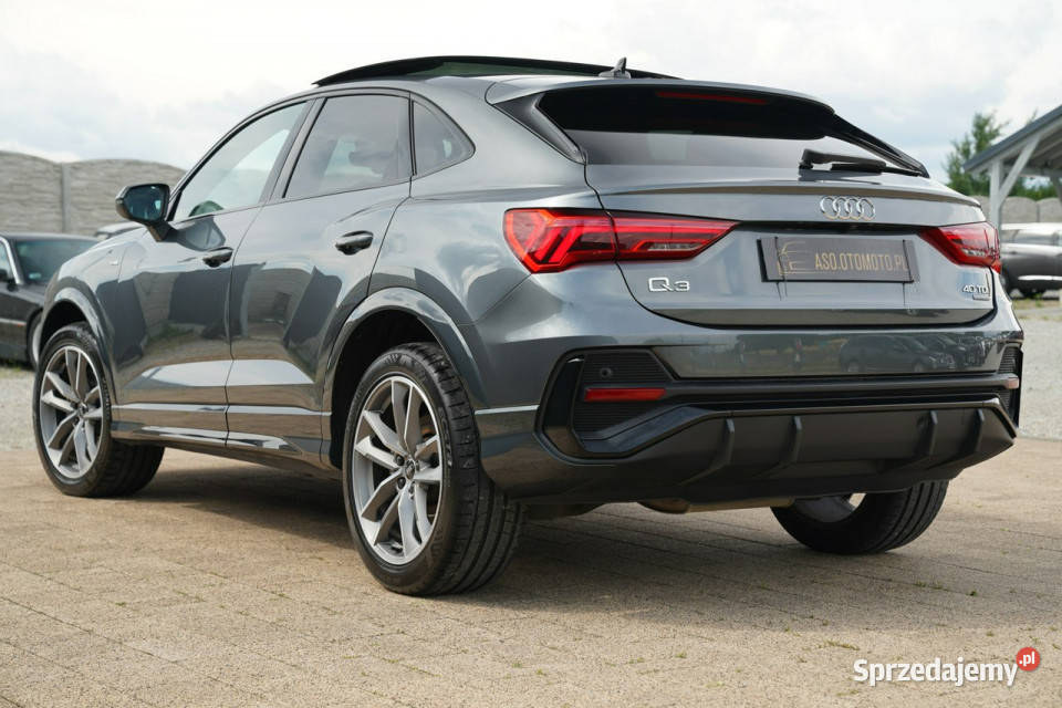Audi Q3 Sportback SLINE skóra 4X4 elklapa system Start-Stop Samochody osobowe Otmuchów