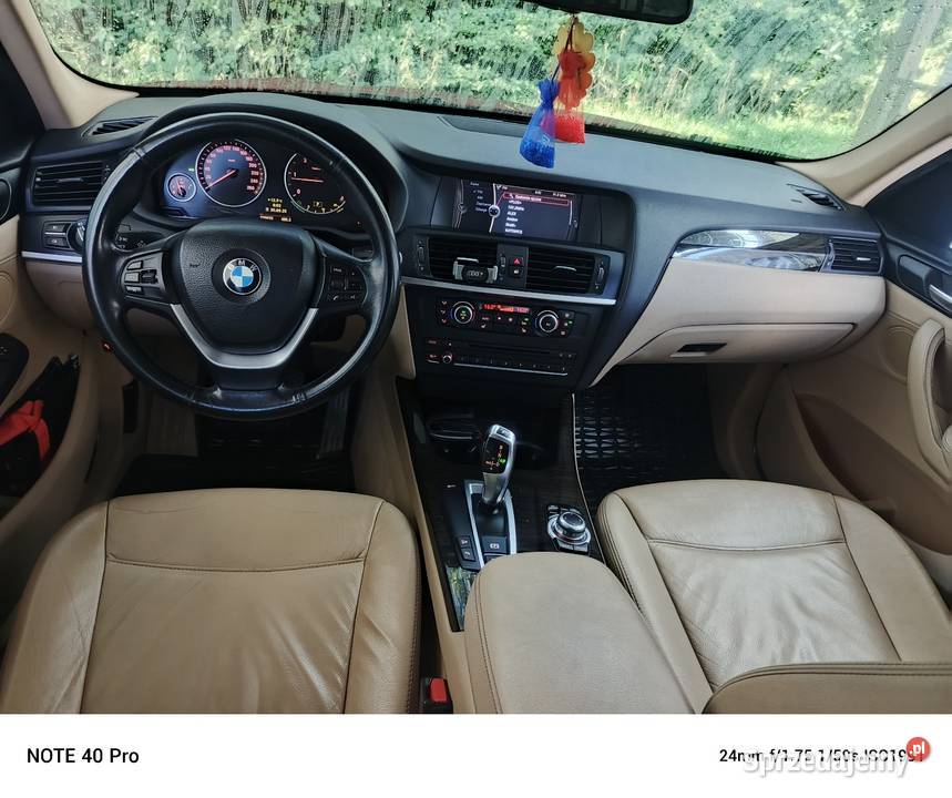 BMW X3 F25 4X4 bordowy małopolskie Limanowa