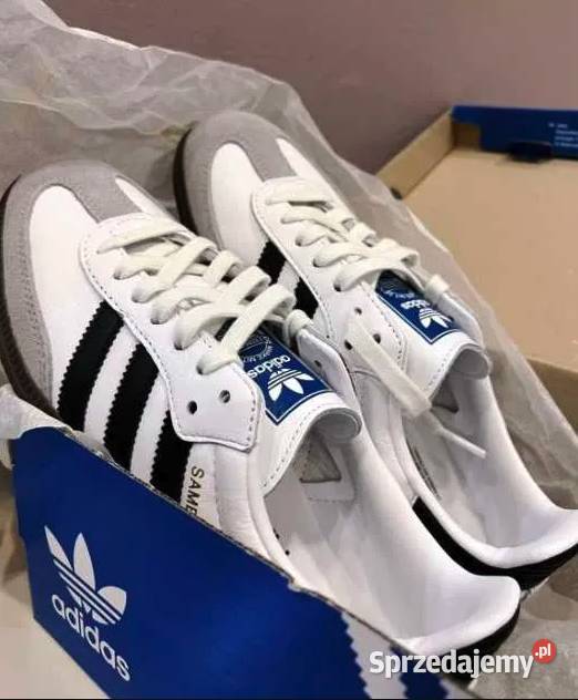 Adidas originals SAMBA OG Cloud White Core Black Warszawa