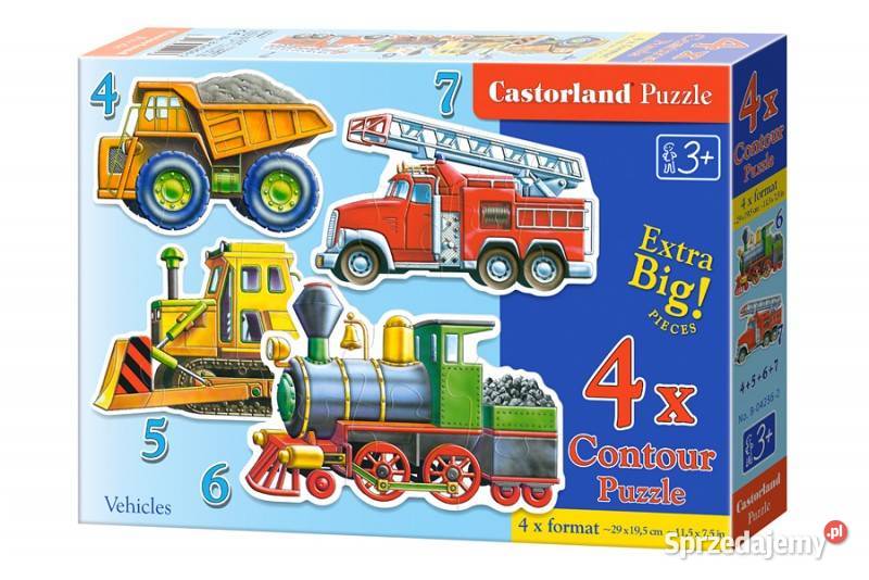 Animals with babies Castorland 4xformat 29x195 Puzzle Szczecin