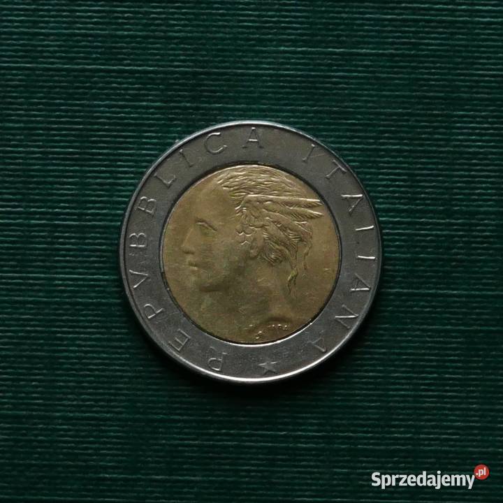 WŁOCHY 500 lirów 1988r