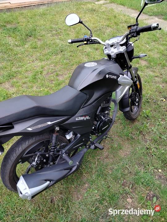 Sprzedam motor torq devil 125 2700km Motocykle, skutery, quady Wąbrzeźno