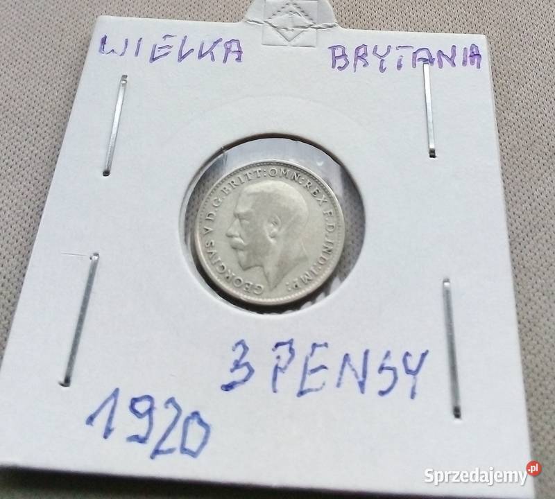 WIELKA BRYTANIATRZY PENCE1920 r SREBRO Legionowo sprzedam