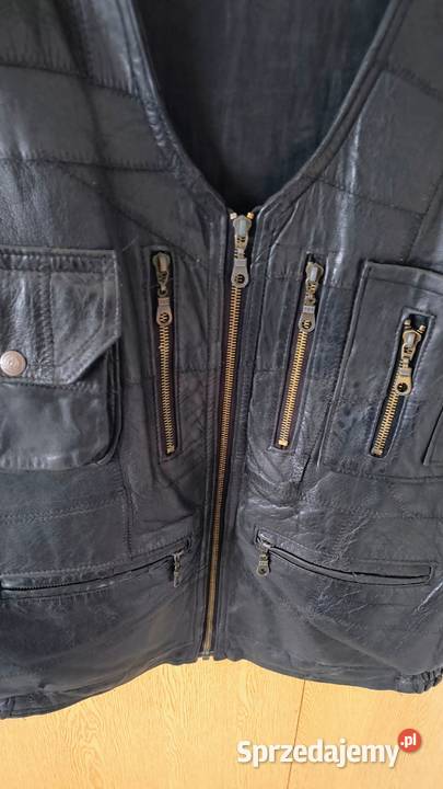 Kamizelka skórzana na motor śląskie Częstochowa