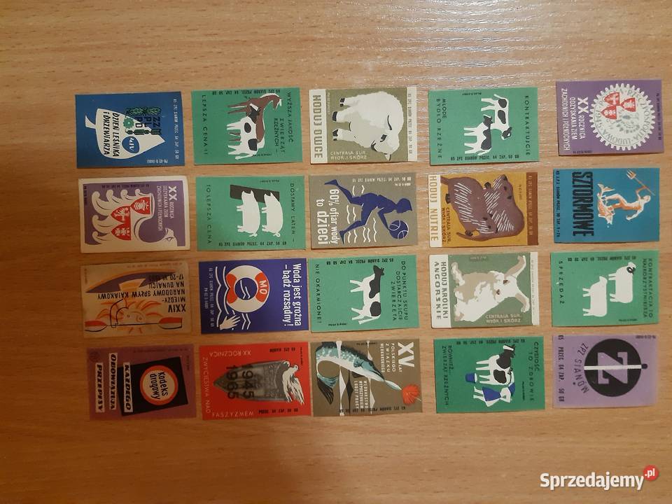 Stare etykiety zapałczane z PRL 1965 Pozostałe podkarpackie Rudnik nad Sanem