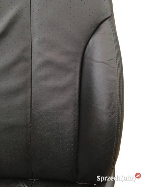 FOTEL PRZÓD PRAWY PASAŻERA CZARNA SKÓRA VW Działoszyce