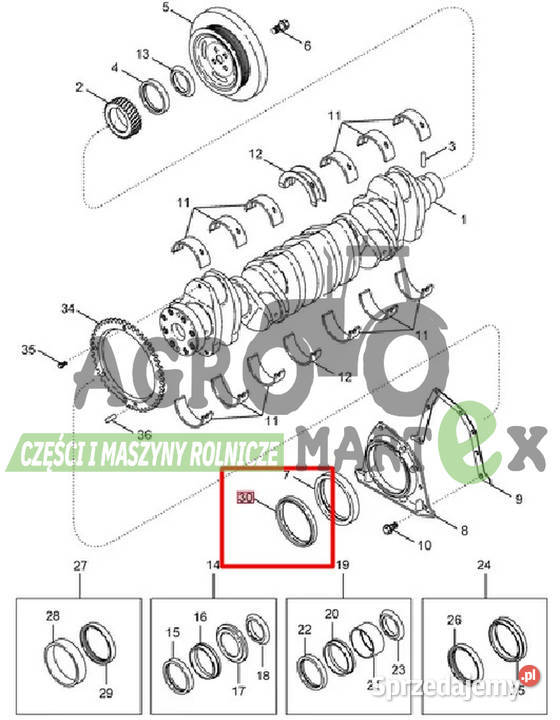 87423334 87347191 USZCZELKA 1295x14845x65 CNH Wichrów