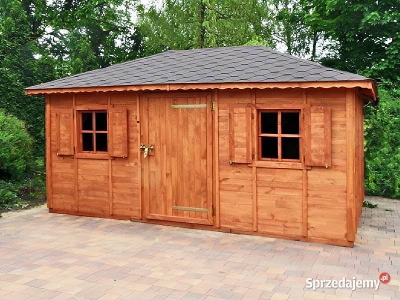 Domek drewniany letniskowy Zbyś 3x45 sosnowy Parzymiechy