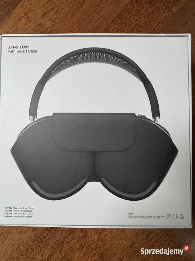 Słuchawki nauszne APPLE AirPods z etui Space Słuchawki i głośniki Dąbie sprzedam