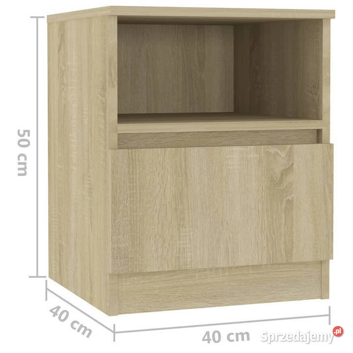 Szafka nocna dąb sonoma 40x40x50 materiał Warszawa