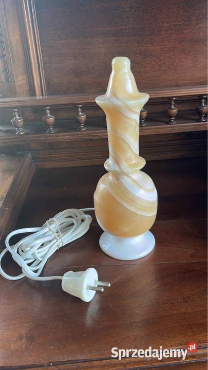 Retro Lampa onyksowa Nietypowa Żarówka została Gdańsk