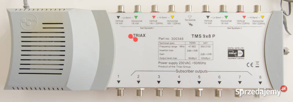 Multiswitch 98 Triax TMS 9x8 P Częstochowa