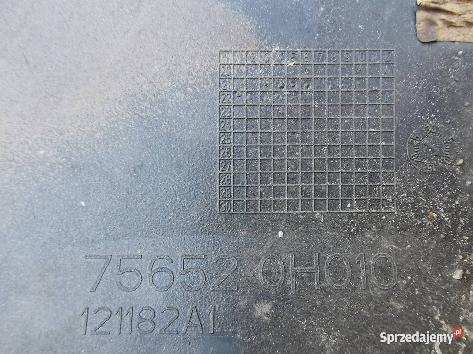 Listwa błotnika tył lewa lh aygo X 756060H020 wielkopolskie