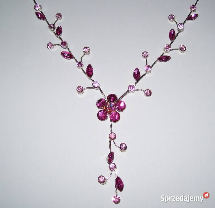 Naszyjnik delikatna róż Chełm