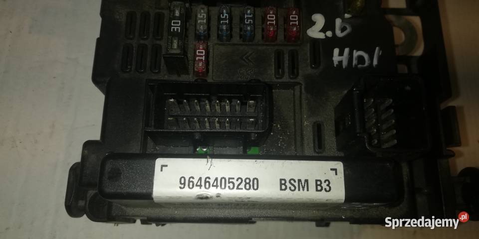 moduł BSM B3 9646405280 Citroen Peugeot wyposażenie elektryczne sprzedam