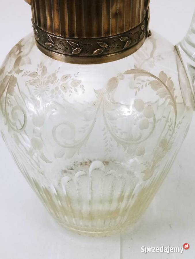 Dzbanek na Wino Srebro pr 950 Karafka Kryształ