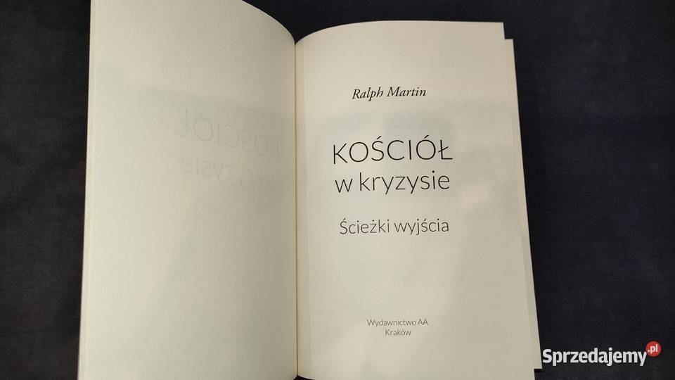 Książka Kościół w kryzysieŚcieżki wyjściaRalph podlaskie