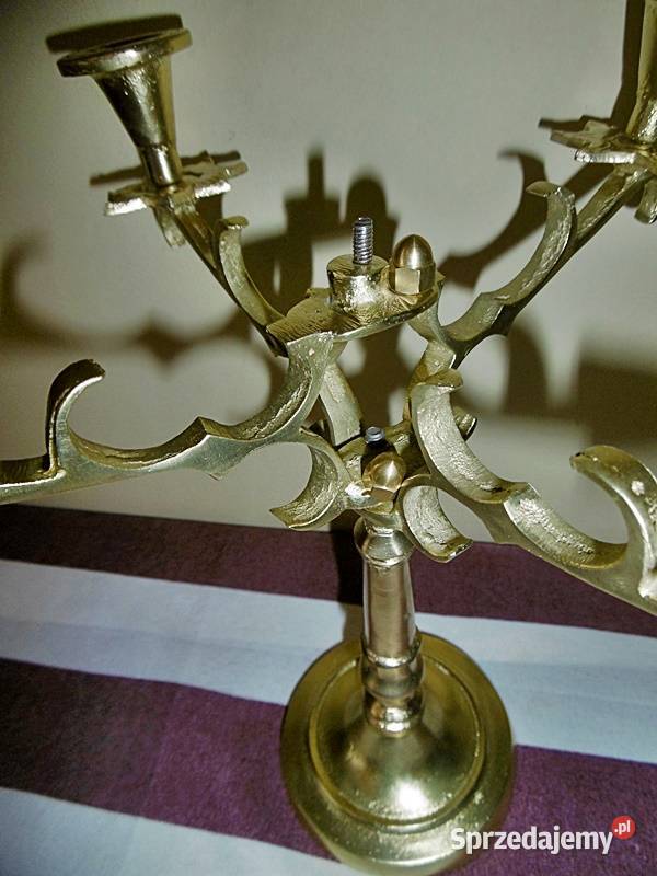 Świecznik kandelabr na 4 świece Ostrów Wielkopolski sprzedam