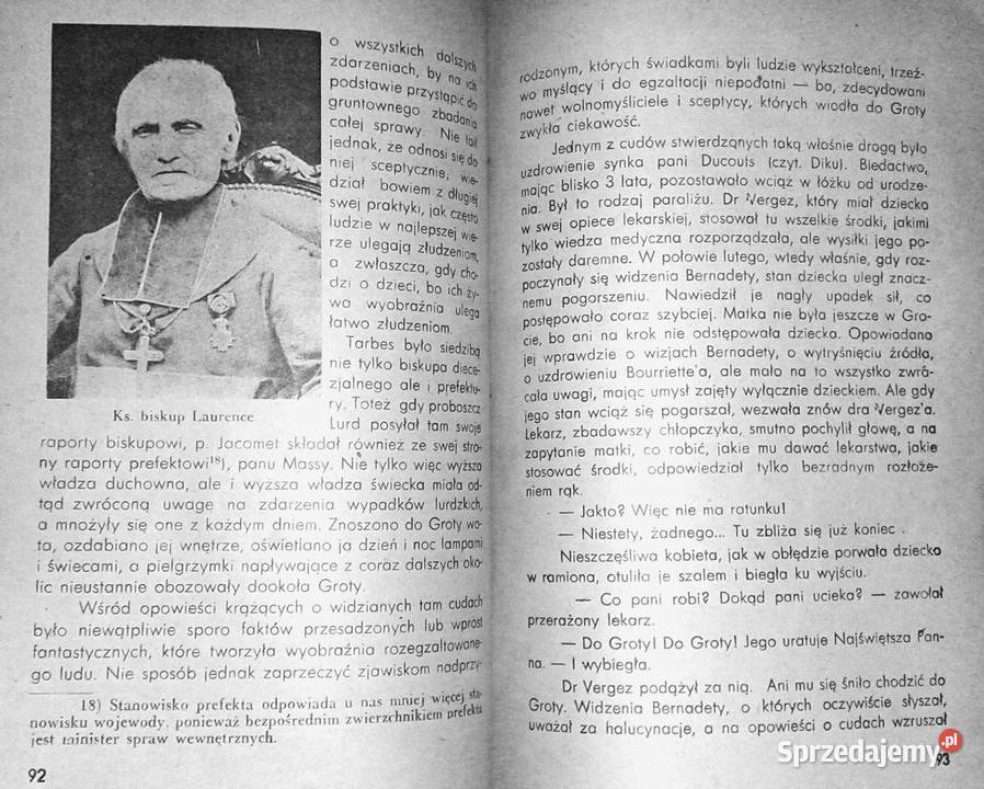 Niepokalana z Lourdes Henri Lasserre Wydanie lubelskie Chełm