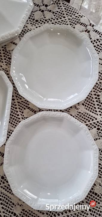 Rosenthal Biała Maria serwis obiadowy 6ciu osób Porcelana i szkło Nałęczów