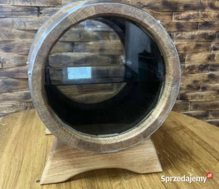 Beczka dębowa ze szklanym dnem 10L beczka na