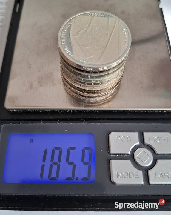 Zestaw Monet Ag 10 DM x 12 zestaw 3 śląskie Gliwice