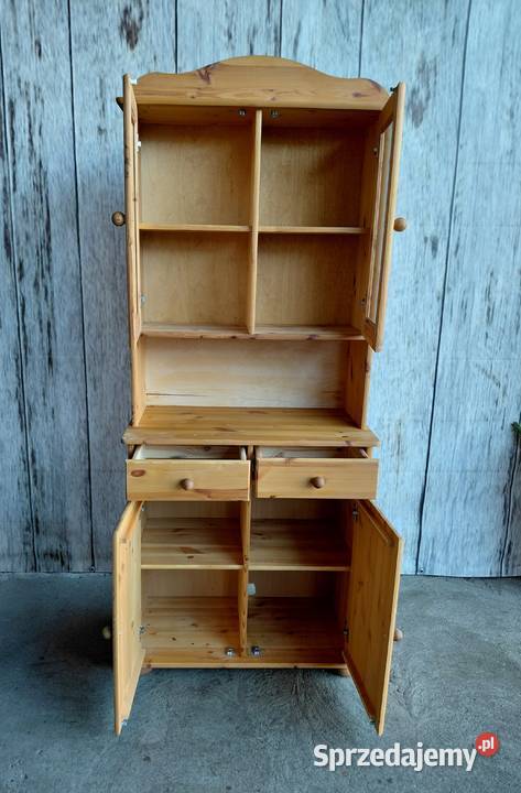 sosnowy kredens 453 Kredensy i witryny kujawsko-pomorskie Byczyna