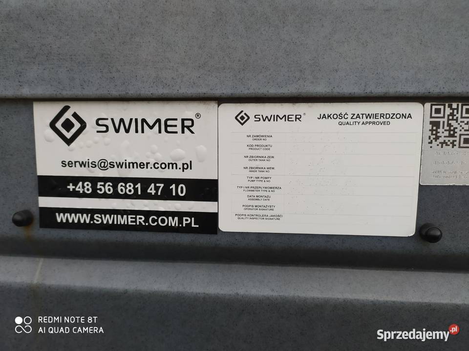 Zbiornik SWIMER 5000l Piusi Sieradz