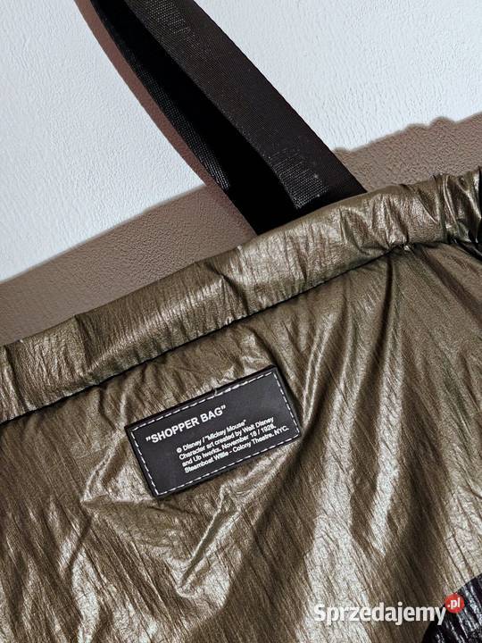 Torebkatorba Myszka MikiReserved srebrna Shopper dolnośląskie Legnica