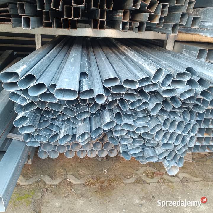Słupek ocynk owalny 80x40 ścianka 15mm podkarpackie Baranów Sandomierski sprzedam