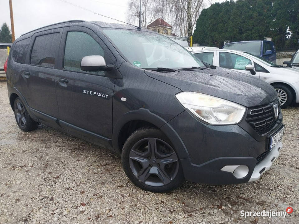 Dacia Lodgy Najbogatsza wersja Skóra Navi centralny zamek Bydgoszcz sprzedam